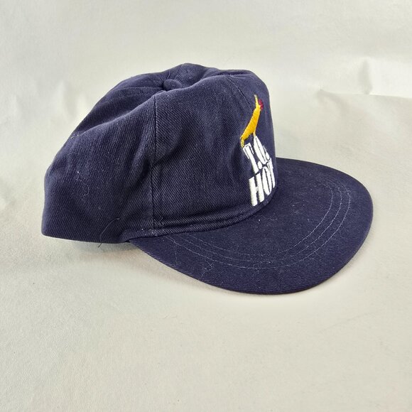 TQ Hot Tequila Hat Navy Blue Bull Logo Vintage Adjustable Snapback Cap Logo 7 - Picture 2 of 8